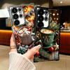 Winter Coffee Christmas Theme Plating Phone Case For Samsung Galaxy S24 S25 FE S26 Edge S23 Ultra S22 S21 Plus S20 Anti-Fall Air