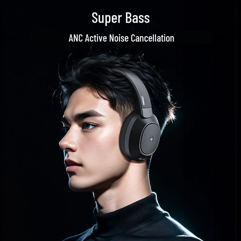 2025 Wireless Bluetooth Over-Ear Gaming Headset with Active Noise Cancelling