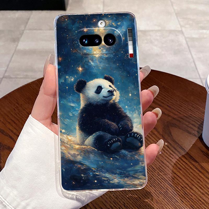 Jelly Casing For Nothing Phone 4A Capa Coque Clear Silicone Soft TPU Back Cover Cute Cat Rabbit Heart Protective Case Fundas