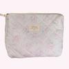 Women Quilted Checkered Makeup Bag Portable Cosmetic Storage Bag Lightweight Lady Makeup Bag Purse Toiletry Zipper Storage Pouch