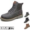 Cozy Lace-up Men's Winter Outdoor Boots With Slip Resistant And Waterproof Design