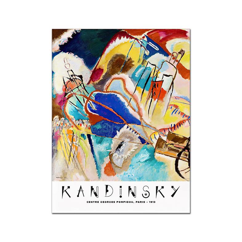 

Василий Кандинский Постер Абстрактная Холст Живопись Скандинавская Эстетика Художественный Принт Современная Настенная Картина Для Гостиной Домашний Декор 21x30cm No Framed