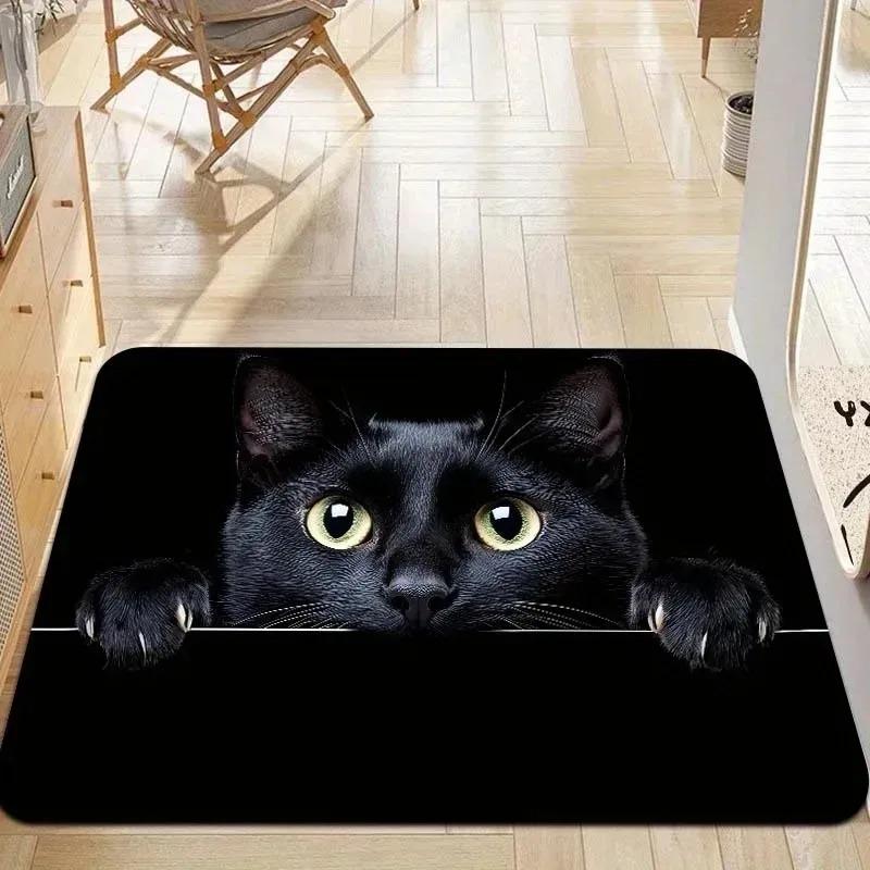 1PC LOVE Dog Pattern Door Mats Kitchen Rugs Non-Slip Pop Design Living Room Rugs Bath Mat Carpet for Home Sink Laundry Decor