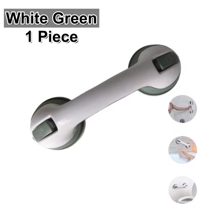 2PCS Shower Grab Bars Toilet Non-slip Support Handle Bathroom Safety Grab Rod Handles Elderly Child Vacuum Suction Cup Handrail