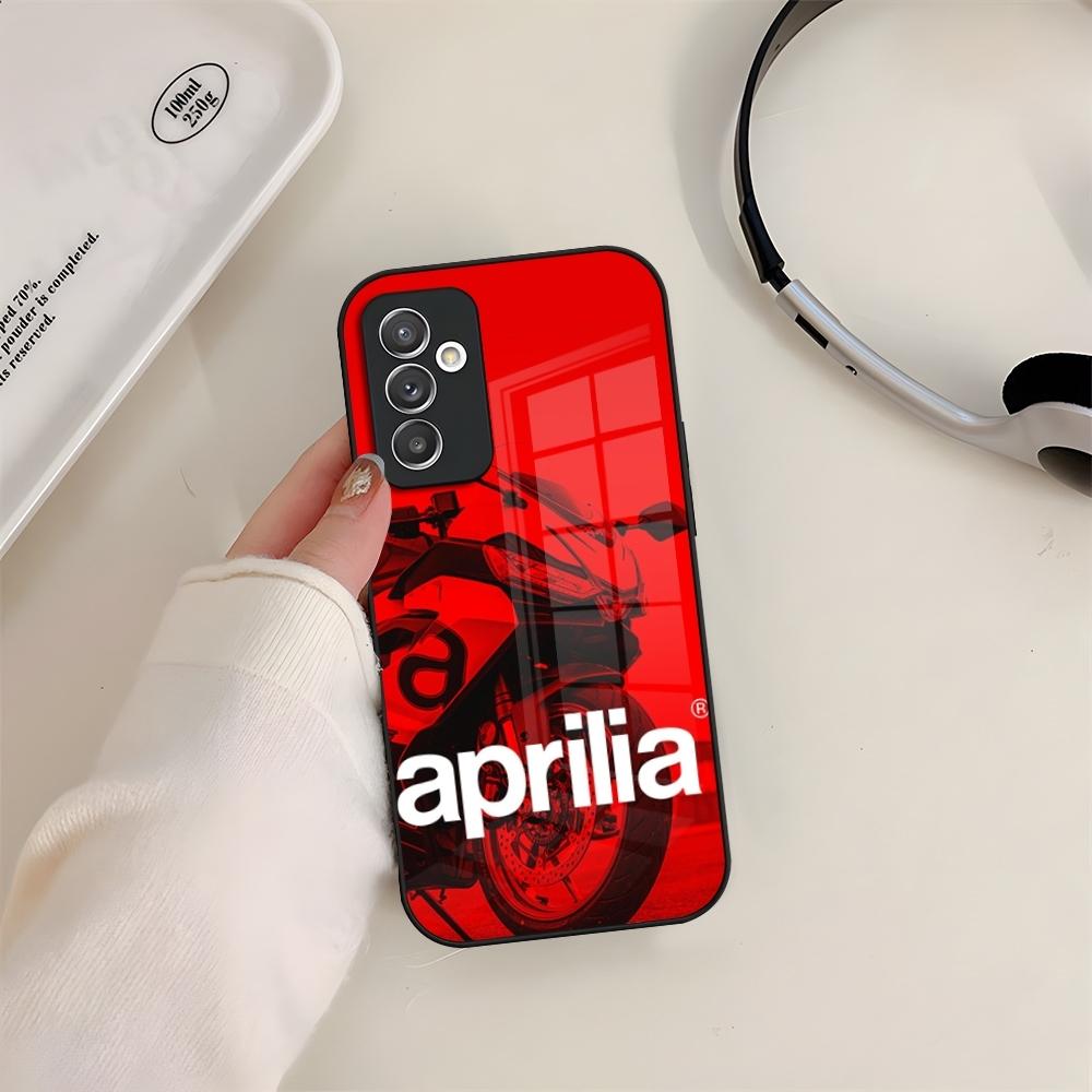 Cool A-Aprilias Racing Phone Case Glass For Samsung S24 S26 S23 S20 S25 S21 S22 Ultra Fe Plus A05 A06 A16 A26 A36 A56 Coque
