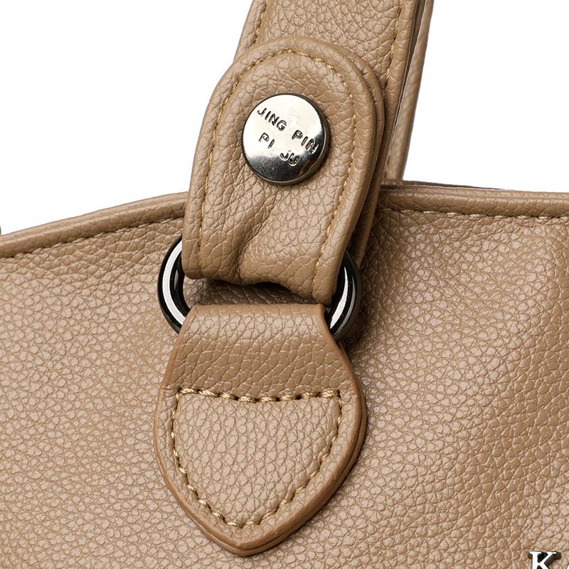 Soft Leather Bag Women's Fashion New Atmospheric Tote Bag Portable Strong and Durable Fashion Bag Liner Shoulder Bag