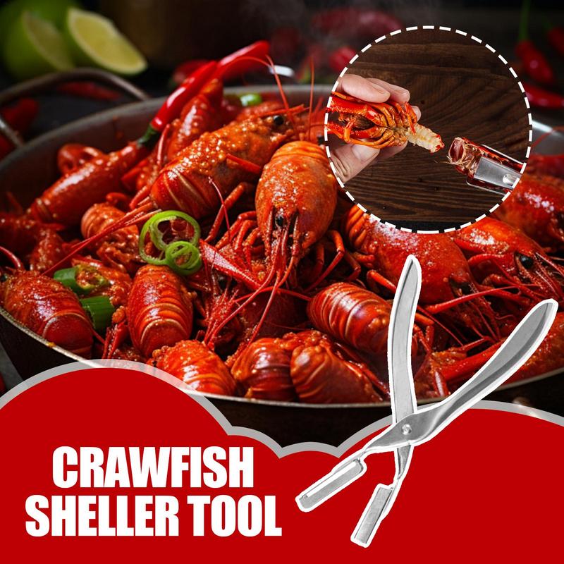 Crawfish Sheller Seafood Shucker Device Multifunctional Ergonomic Shelling Peeler Tool For Kitchen Crawfish Shrimp China Mainland