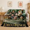 Classic L-Lord of The Rings H-Hobbit Flannel Blanket Soft Warm Throw Blanket for Bedroom Living Room Bed Travel Camping Picnic
