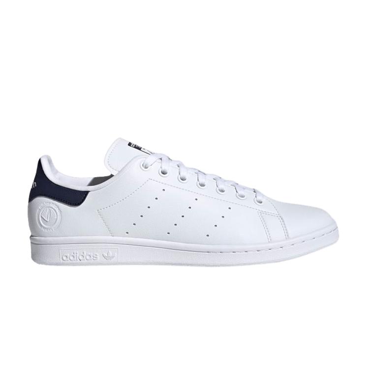 

Adidas Stan Smith Vegan White Collegiate Navy Unisex Кроссовки Cloud-White Green FU9611