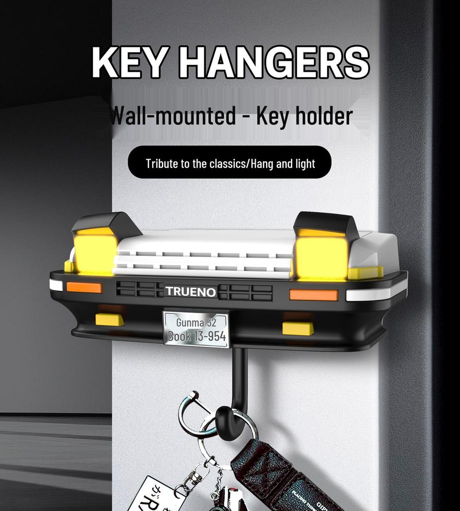 Wandmontierter RX-7 Autoscheinwerfer Schlüsselhalter & Dekoration