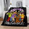Scooby-doo Mystery Hunt Customize Your Name Blanket Throw Personalized Blanket Soft & Cozy Great for Couch Chair Bed Picnics for All Occasions