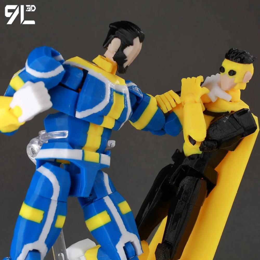 9L3 Vytištěno na 3D Tisk Neporazitelný Chlapec Lucky13 Dummy13 Dobýt LEX Allen Superhrdinové Anime Hračky Akční Figurky Model Manekýna Ozdoby