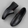 Spring Autumn New Men's Leather Casual Shoes Soft Bottom Comfortable Loafers Simple Daily Men's Flat Bottom Business Shoes