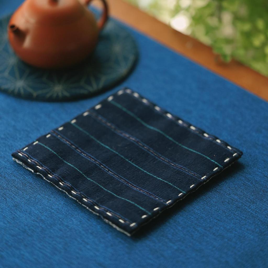 Handmade Vintage Coarse Cloth Tea Mat - Chinese Zen Style