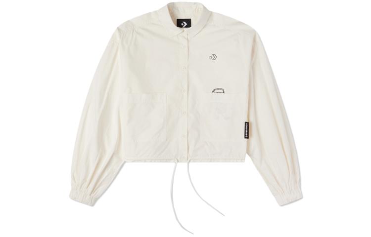 Converse Jackets Women s Beige Lapel Moderate Other 10023159-A01 XL