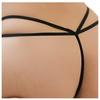 micro sexy [OLYOLY] 4-piece set, ultra-small bikini, Brazilian, extreme, see-through, lingerie, swimsuit, underwear, women's, perforated, T-back,