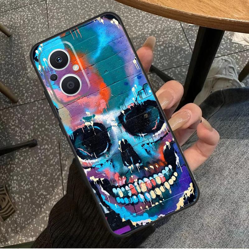 Graffiti Case For OPPO Reno 7 8 10 Pro 8T 2Z 4Z 5Z 6 Lite OPPO Find X6 Pro X2 X5 Lite X3 Neo Cover