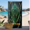 Telo Mare Personalizzato Stampato Werder Bremen FC Logo Calcio Supporto Nome Testo Personalizzato Asciugamano Assorbente Per Sport Viaggio Regalo Speciale