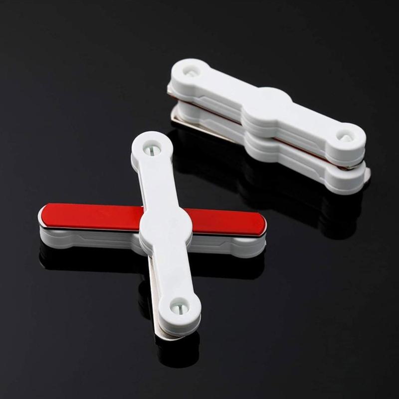 Creative Window Fly Net Fixing Clip Self Adhesive Punch Free Fly Screen Installer Clips Plastic Curtain Clamp Durabl