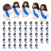 12/48 stk Mini Jesus-figur PVC Frelser Jesus Figurmodell Statue Skulptur Skrivebordsdekorasjon påskepryd Julefestivalgave