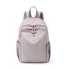 Leichter Nylon-Rucksack mit Reißverschlusstasche vorne Seitentaschen Verstellbare Träger Lässiger Tagesrucksack für Damen für den täglichen Gebrauch und Reisen