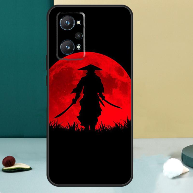 Japan Samurai Ninja For Realme 11 10 12 13 14 Pro Plus GT 7 6 5 Pro GT 6T C67 C61 C53 C51 C21Y C25S C75 C55 Case