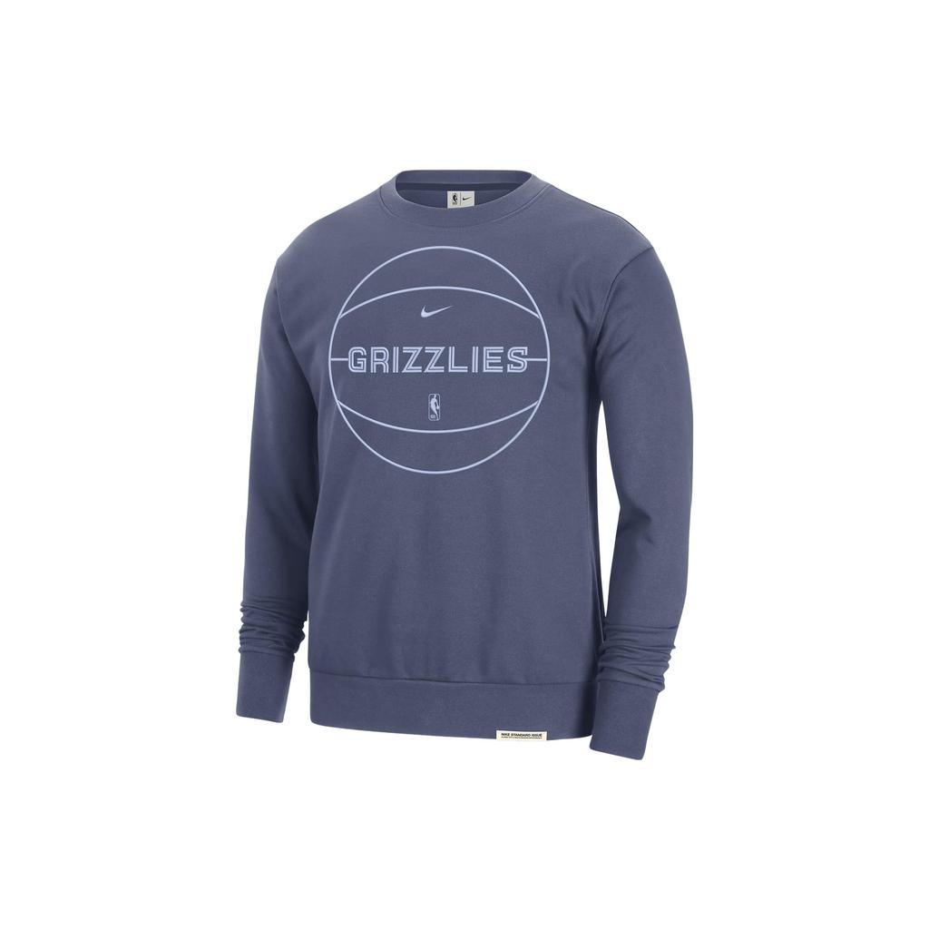 New Nike Memphis Grizzlies Standard Issue Men's Nike Dri FIT Nba Sweatshirt FB3777-491