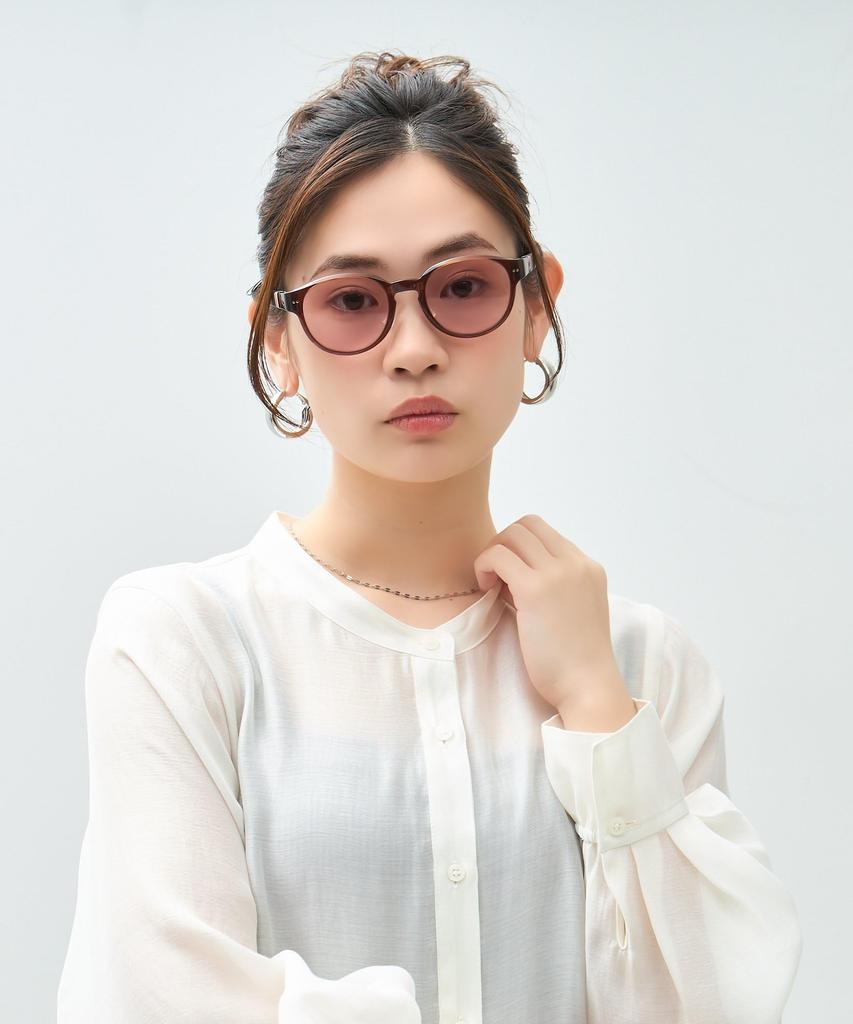 Zoff Suncut Sunglasses Golf Sports Sunglasses with SNAP UV Outdoor Sunglasses Size Glasses/UV100%CUT Boston-Style (Brown, ZA251G13_43A1) & GRIP,