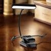 Music Stand Light Adjustable Clip-on Piano Light Rechargeable Reading Light Touch Control Piano Stand Lamp for Piano Practice