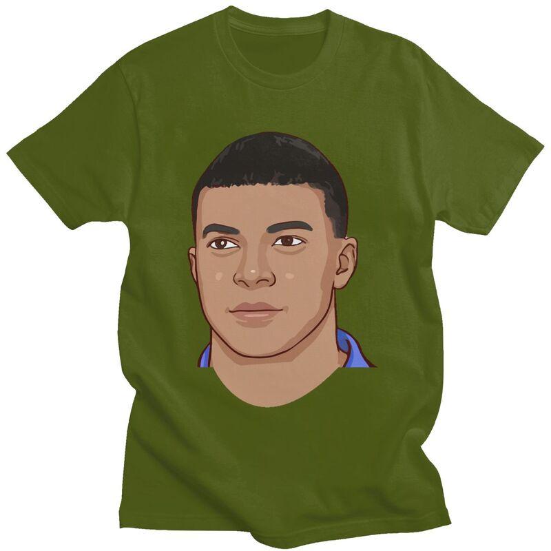 Custom Classic Soccer Gift Mbappes Meme T Shirt Men ShortSleeve Football Lover Tee Tops Pure Cotton Oversized Tshirts Merch