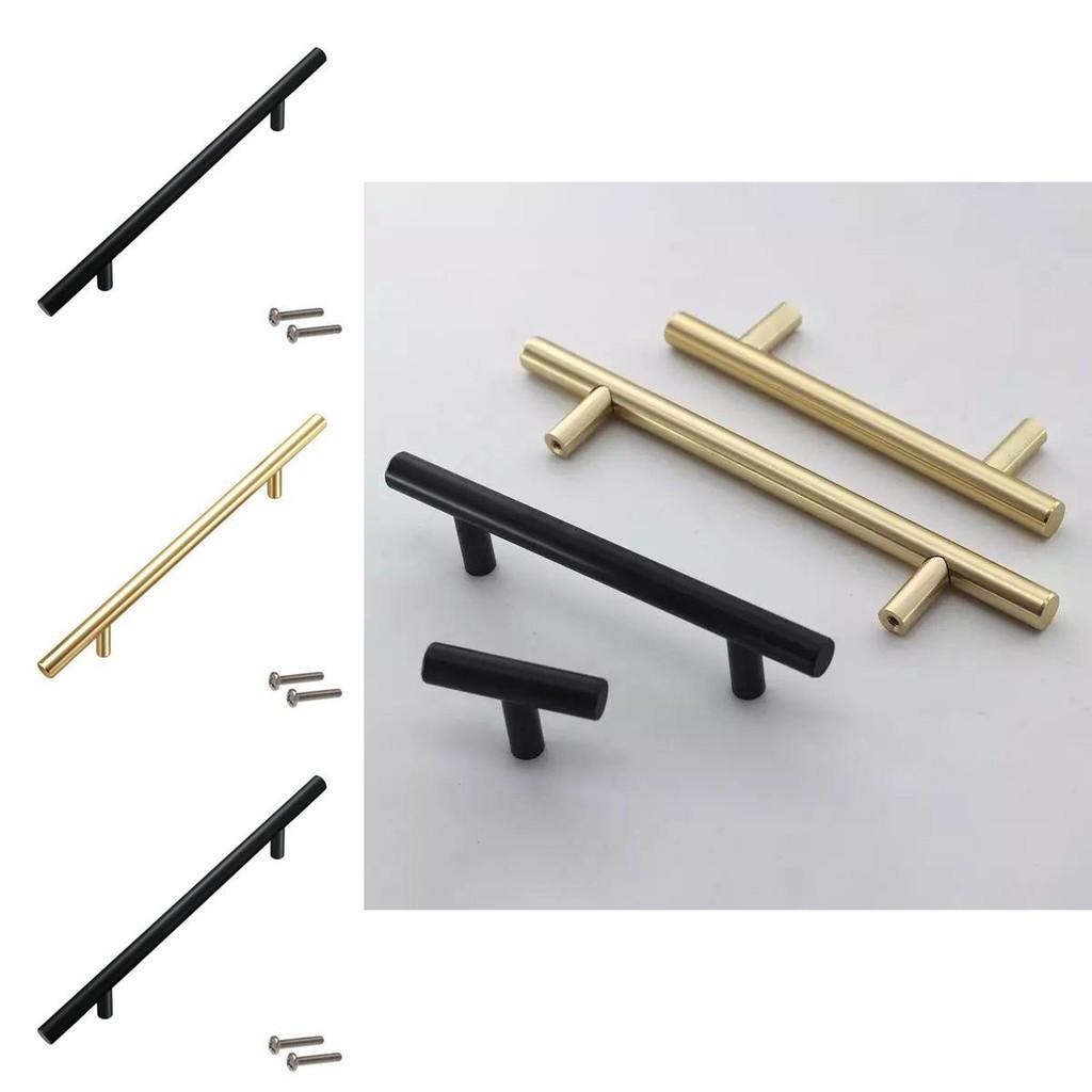 Sleek Cabinet Door Handles In Black Gold And Silver For A Contemporary Look