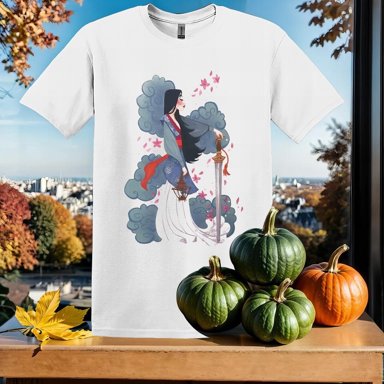Mulan Half Girl Half T-Shirt Mens Womens Tees Top Hoodie Men Women Unisex Tshirt SX215 3XL