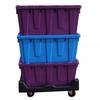 Heavy-Duty Large Capacity Stackable Plastic Box with Lid