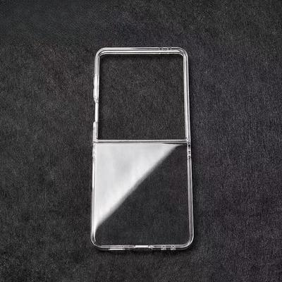 Suitable for Samsung ZFlip7 Phone Case, Transparent Anti-drop Foldable Screen, Zflip6 Protective Case, Pc Transparent