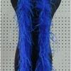 Blue 1PLY Natural Ostrich Feather Boa Fluffy Plume Ribbon Shawl DIY Sewing Trim for Wedding Christmas Party Dress Costume Accessories
