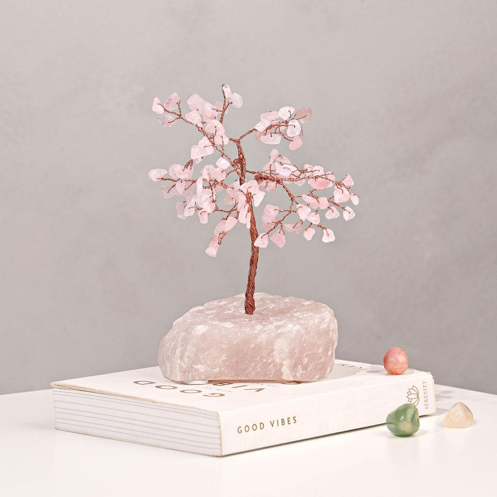 Gemstone Tree Rose Quartz - Love Small