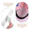 20pcs Absorbent Sweat Pads Hat Sweat Liner Clothing Collar Sweat Absorption Strips
