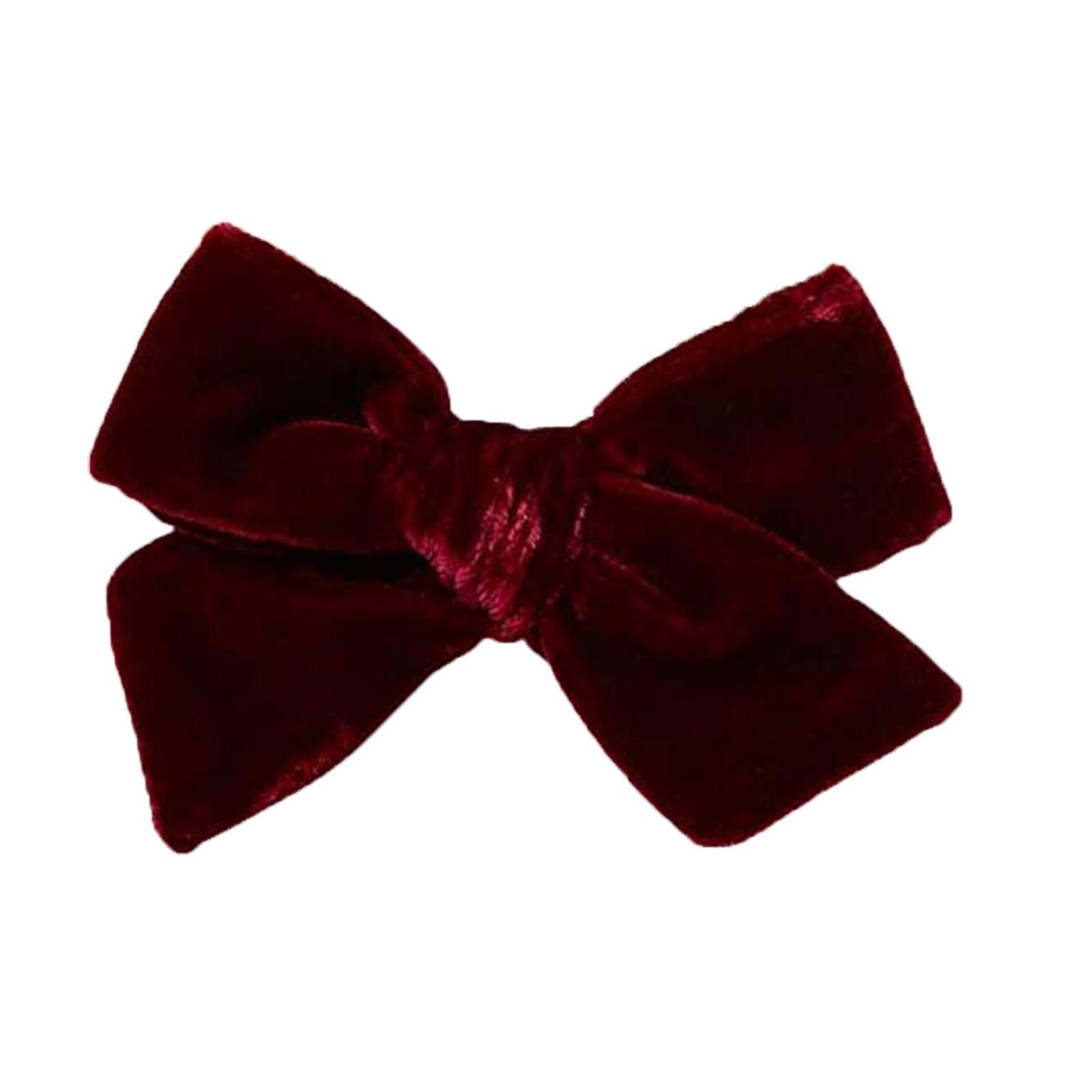 

Children s Fashion High-Quality Handmade Bow Hair Accessories красный