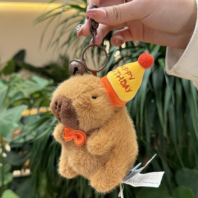 Kapibala Capybara Ugly Cute Pendant Plush Doll Pillow Pillow Student Gift Portable Cute Small Dress