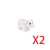MOC Building Blocks Mini Bricks City Animal Zoo Fram Owl Goat Swan Pig Tortoise Rabbit Chicken Duck Accessories DIY Toys Gifts
