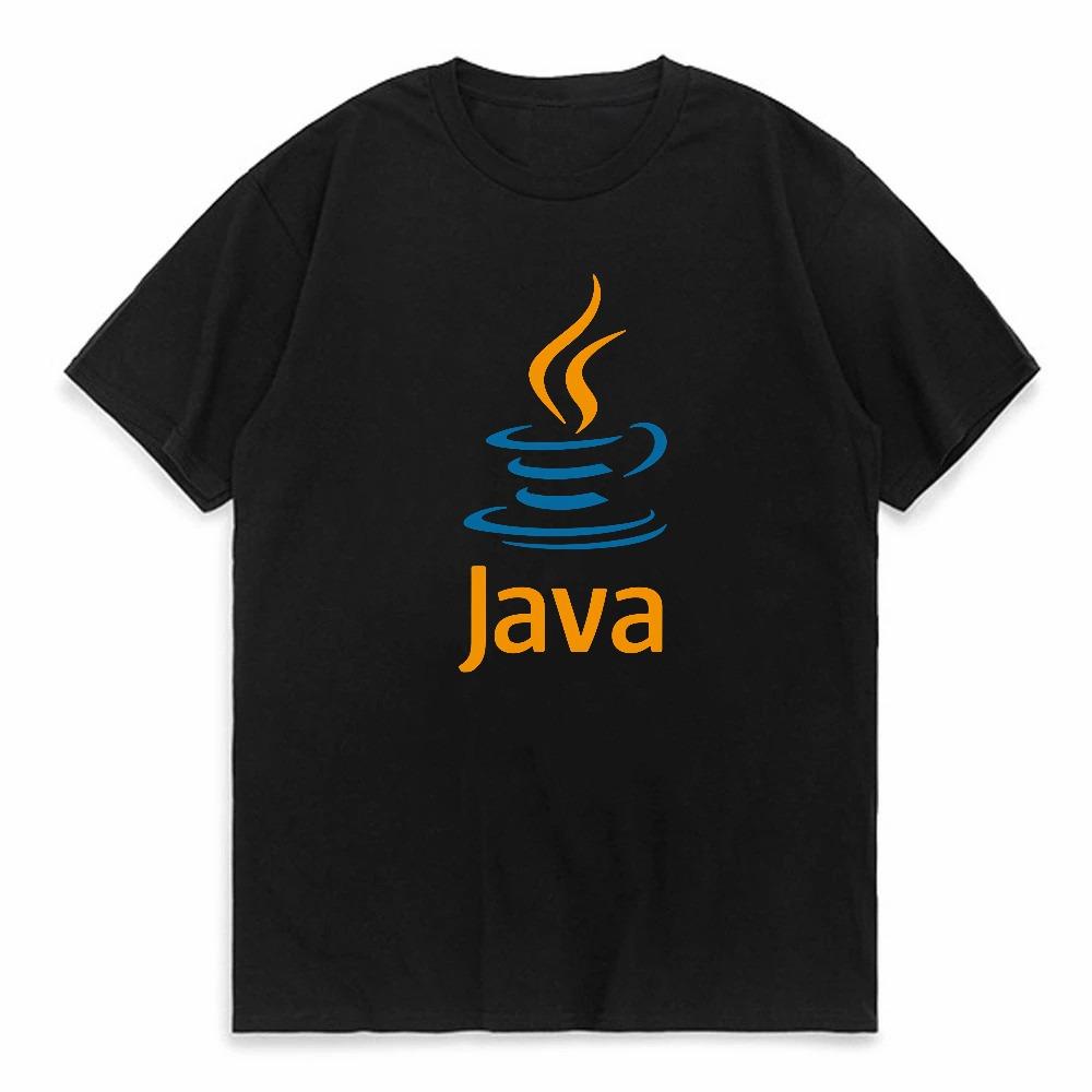 Java Design Funny Print Tshirt Unisex Summer Cotton Casual Cool Oneck Hip Hop Tee Breathable Short Sleeve Tshirt