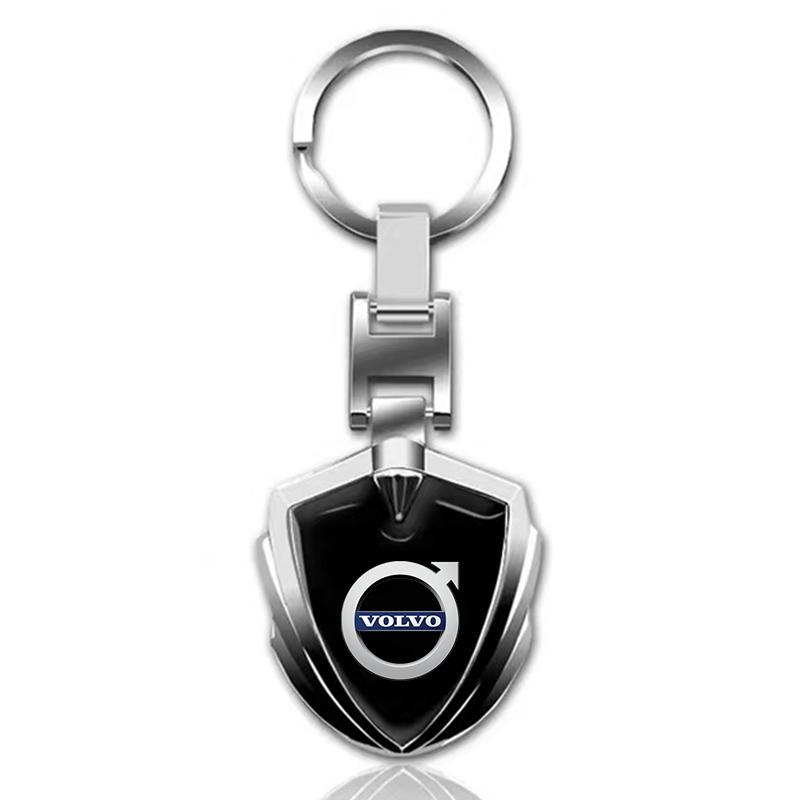 

Car Logo Keychain Keyrings Key Holder Key-Bag Auto Accessories For Volvo XC60 XC90 S60 S80 S40 V40 V60 V70 V50 XC70 чёрный