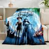 1 Stück Gothic Corpse Beauty In Bloom Flanelldecke Geschenk, Geeignet für Männer und Frauen, Weich, Ideal für Betten und Sofa, Geburtstags- oder Weihnachtsgeschenk