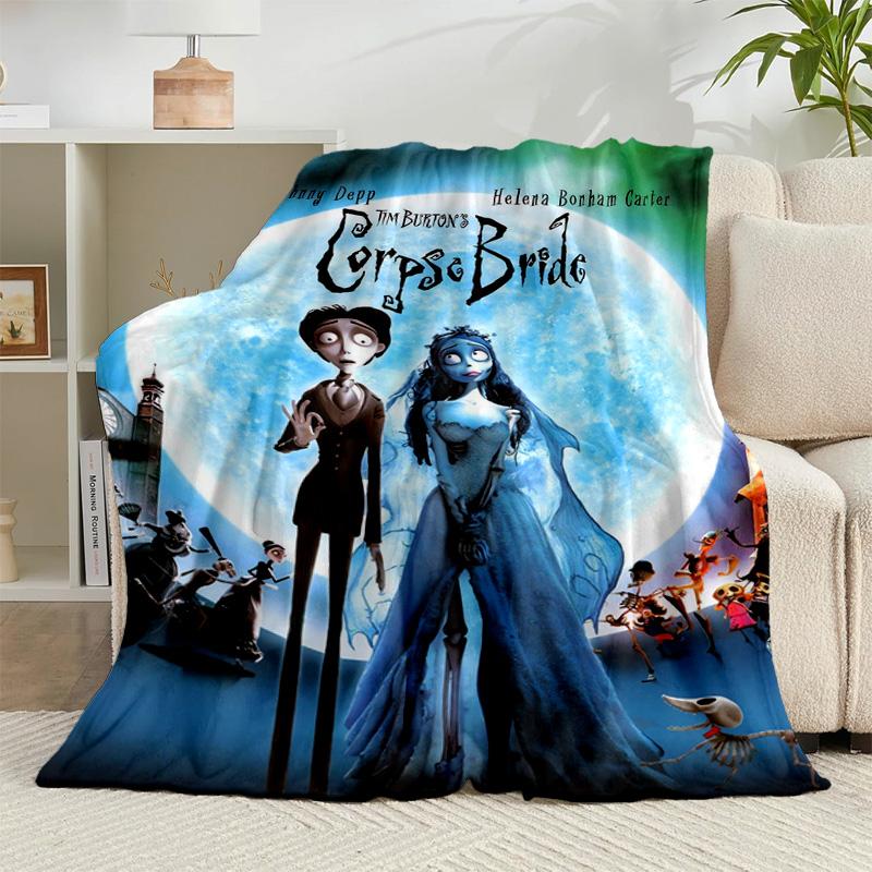 1 Stück Gothic Corpse Beauty In Bloom Flanelldecke Geschenk, Geeignet für Männer und Frauen, Weich, Ideal für Betten und Sofa, Geburtstags- oder Weihnachtsgeschenk
