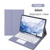 Portable Detachable Touch Wireless Bluetooth TPU Keyboard Case For Samsung Tab S8 Plus / S7 FE 12.4 Inch Tablet Protective Cover