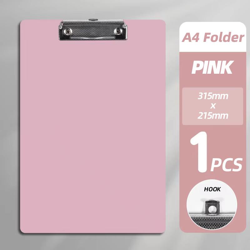 A4 Folder Manager Simple Waterproof Plastic Clipboard A4 Business School Folders For Learning Stationery Office Supplies