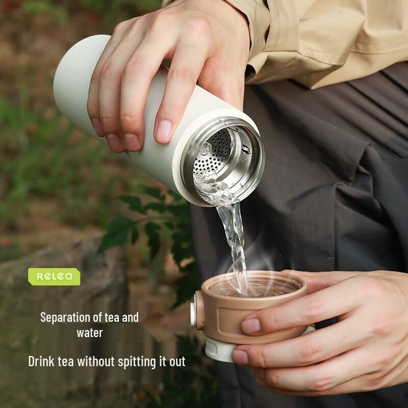 RELEA 316L Stainless Steel Insulated Water Bottle with Pop-up Lid