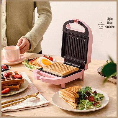 Máquina multifuncional de fazer pão e waffles para café da manhã com torradas e sanduíches