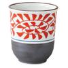 Arita Ware Nishiki Takokarakusa Kurashino Utsuwa 31383 Teacup/cup, Pattern, Red,