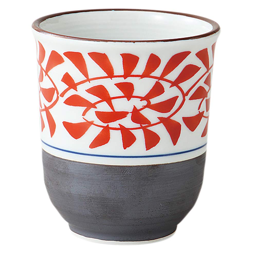 

Чашка для чая Arita ware парчовая осьминог арабеска красная 31383